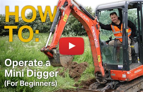 bobcat mini excavator operation|operating mini digger beginner.